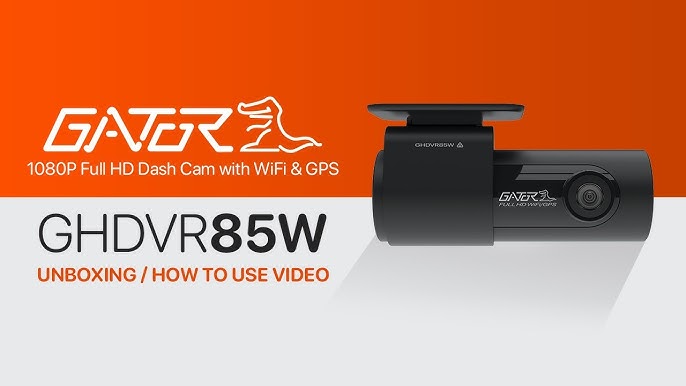 GATOR GHDVR98W - 1080P FULL HD 2CH DASH CAM WITH WIFI & GPS – HOW TO USE  VIDEO - YouTube