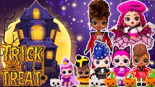 halloween lol dolls go trick or treat countess family thrilla family