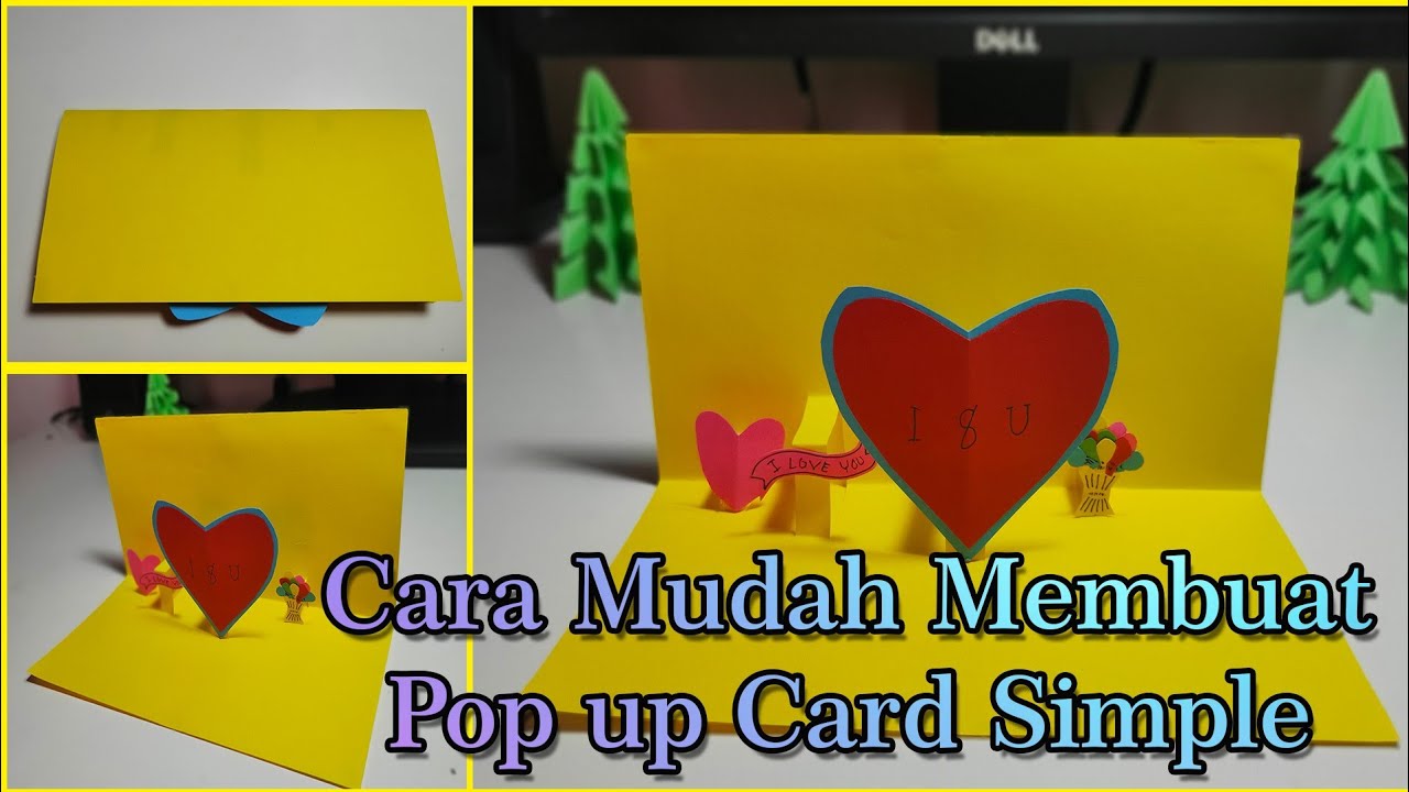  Cara  Simple Membuat  Pop  up  card Buat Pasangan Origami 