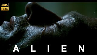 Alien (1979) And you let it in Scene Movie Clip Upscale 4k UHD HDR - Dolby Vision Sigourney Weaver