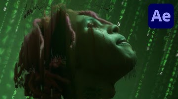 CRAZY GLITCHED MATRIX CODE EFFECT TUTORIAL (AFTER EFFECTS)