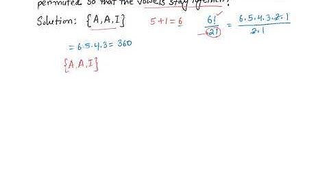permutation vowels together