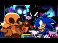 Sonic In Indie Cross Sansational And Bad Time Friday Night Funkin