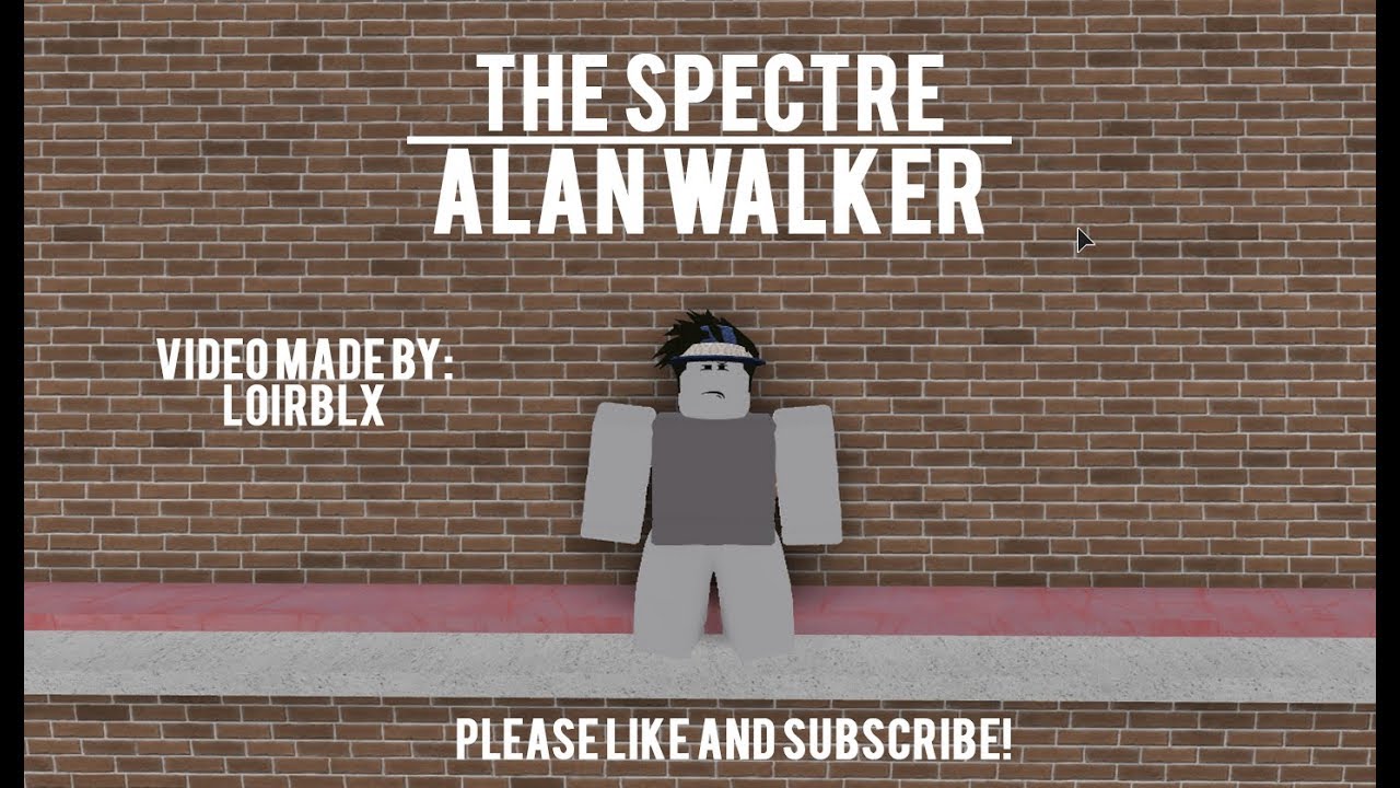 Alan Walker The Spectre Roblox Music Video Youtube - roblox song alan walker spectre