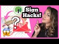 🌟AMAZING🌟 Functional  HACKS Using Dollar Tree Signs 2022! High-End Home Decor Ideas On A Budget!