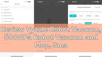 Review Vyzzle Robot Vacuum, 5000Pa Robot Vacuum and Mop, Smart Navigation, Ultra Slim Robot Vacuum C