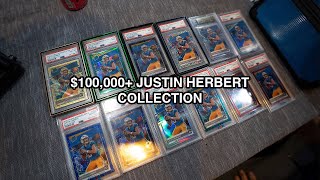 INSANE $100,000+ JUSTIN HERBERT COLLECTION!! (feat. Hitman Rips) - Paradise Card Breaks Trade Night