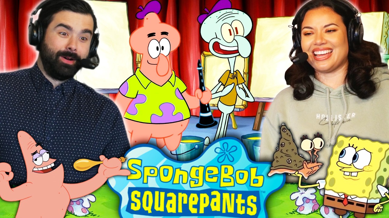 We Watched SPONGEBOB SEASON 12 EPISODE 19 & 20 For the FIRST TIME!! PAT HEARTS SQUID