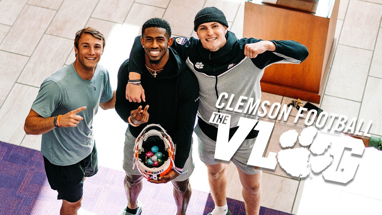 The MOST INTENSE Easter Egg Hunt Ever Clemson Football The VLOG