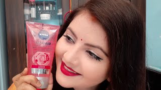 Nivea skin breathe miceller rose water face wash review | best face wash for every skin type |