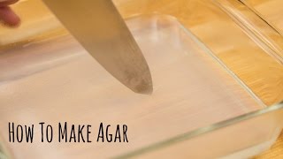 How to Make Agar (Recipe) 寒天の作り方（レシピ） Resimi