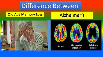 Difference Between old age Memory loss and Alzheimer