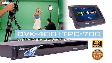 【Official】Easy Operate the Datavideo DVK-400 4K Chromakeyer with TPC-700 Touch Panel Controller