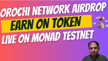 Orochi Network Airdrop|Earn ON Token |Live on Monad Testnet
