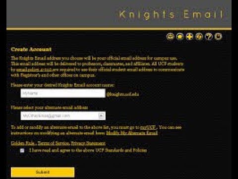 How to access UCF Knights Email