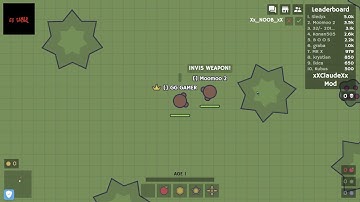 MooMoo.io Invisible Weapon,Invisible Chat & Invisible Clan || Fast Movement || [GG]GAMER