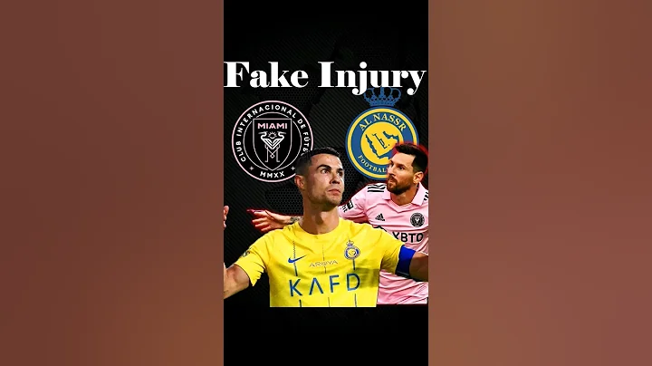 Ronaldo injured 😢 Inter Miami vs Al Nassr #shorts #ronaldo #messi #alnassr #intermiami #GOAT