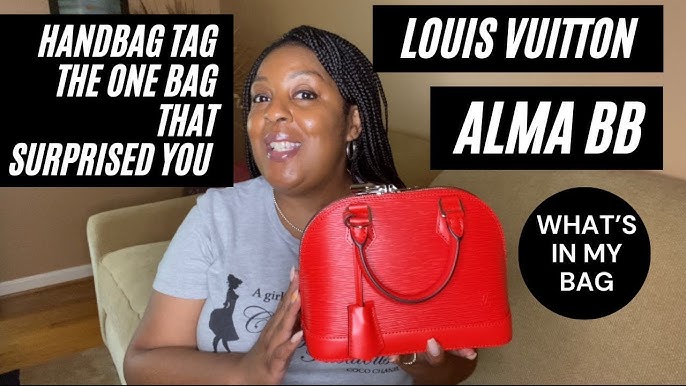 LOUIS VUITTON ALMA BB, What's In my Bag & Review, cosa c'è nella mia  borsa + recensione