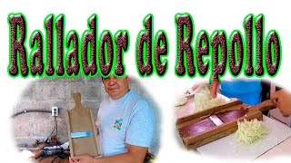 Cómo Hacer Un Rallador de Repollo (De madera) 