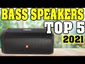 TOP 3: Best Bass Bluetooth Speaker 2021