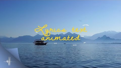 Lyrics Animated Handwriting After Effects Templates