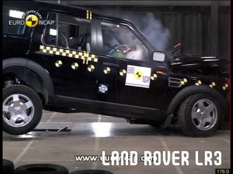 Land rover LR3 crash test