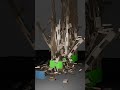 Satisfying asmr blocks falling blender simulation #shorts