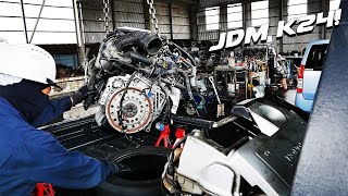 I BUY A SUPER CHEAP JDM HONDA K24 FROM A JUNKYARD IN JAPAN!