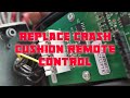 repair and replace crash cushion remote control