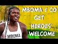 Namibian Olympic Silver Medalist Christine Mboma and Teammates Get Heroes’ Welcome Back Home