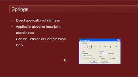 MAXSURF Multiframe - Restraints