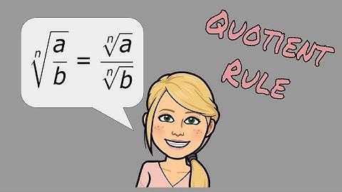 Quotient Property and Operations with Radicals