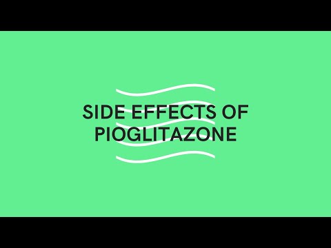 Video: Hva er bivirkningene av pioglitazon?