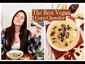 Fall Recipes | | Toasted Oats and Corn Chowder 🍂 (Vegan)