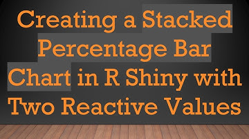 Creating a Stacked Percentage Bar Chart in R Shiny with Two Reactive Values