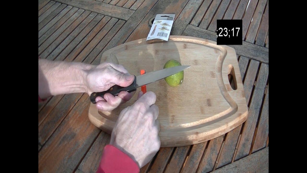 Wie man ein altes Messer in 35 Sekunden schärft YouTube