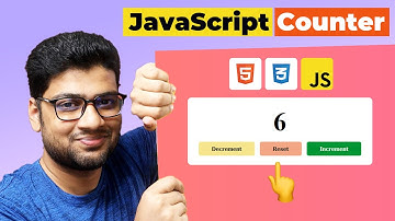 JavaScript Counter | How to create a JavaScript counter with HTML, CSS & JavaScript