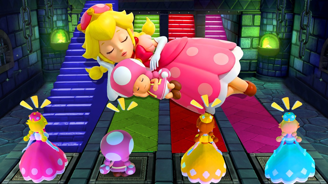 【マリオパーティ10】 華麗なる戦い！ピーチ姫 VS デイジー姫 VS ロゼッタ VS トアデット4K UHD (2160P)
