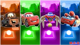 McQueen Monster Car 🆚 Monster Mater Car 🆚 McQueen Green Car 🆚 McQueen Car 🎶- Who is Best?