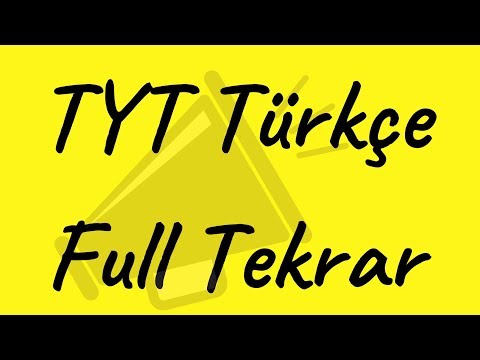 TYT  TÜRKÇE FULL TEKRAR 2020