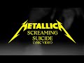 Metallica screaming suicide official lyric