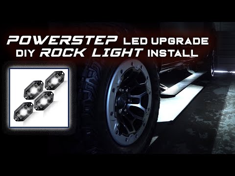 DIY: Bigger & Brighter LED for Amp Research Power Steps from ORACLE Lighting! True White Rock Lights