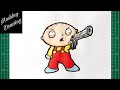 How to draw stewie griffin  family guy