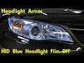 HID Blue Headlight Protection Tint Film Kit DIY - Subaru WRX - Headlight Armor