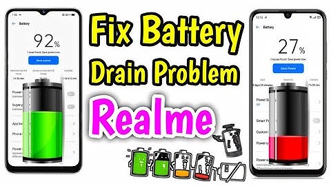 How To possibly Fix Battery🔋Draining Issues on Realme | Realme 5 and 5i Battery Saving Tips