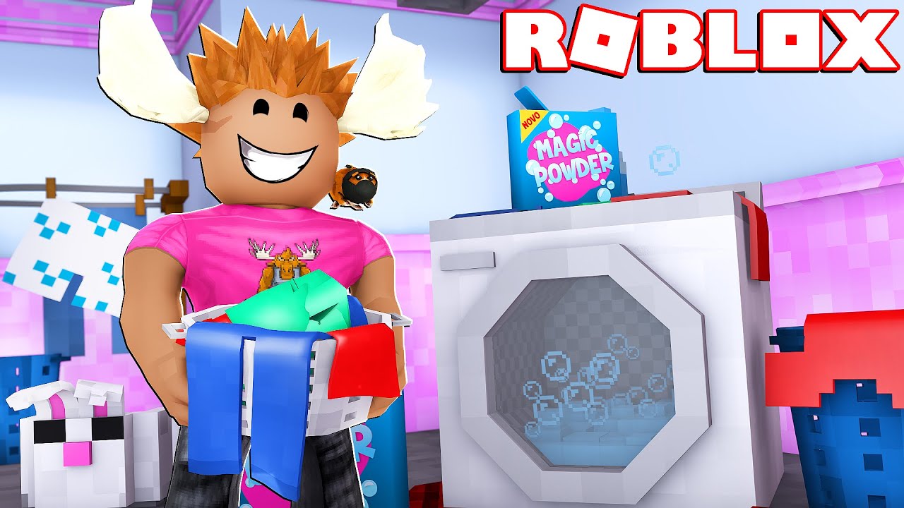 VASKER BESKIDT TØJ?! - Roblox Laundry - YouTube