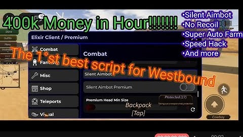 Westbound Script Op Elixir Client (Roblox)
