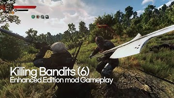 The Witcher 3 Killing Bandits (6) - W3EE Gameplay