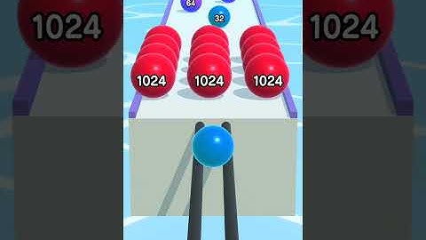 BALLRUN 2048 GAME All levels mobile gameplay walkthrough android, ios 😊