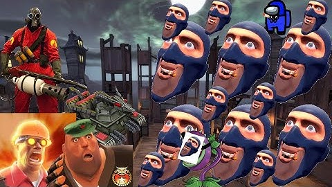 TF2 but every (Valve) bot is a spies